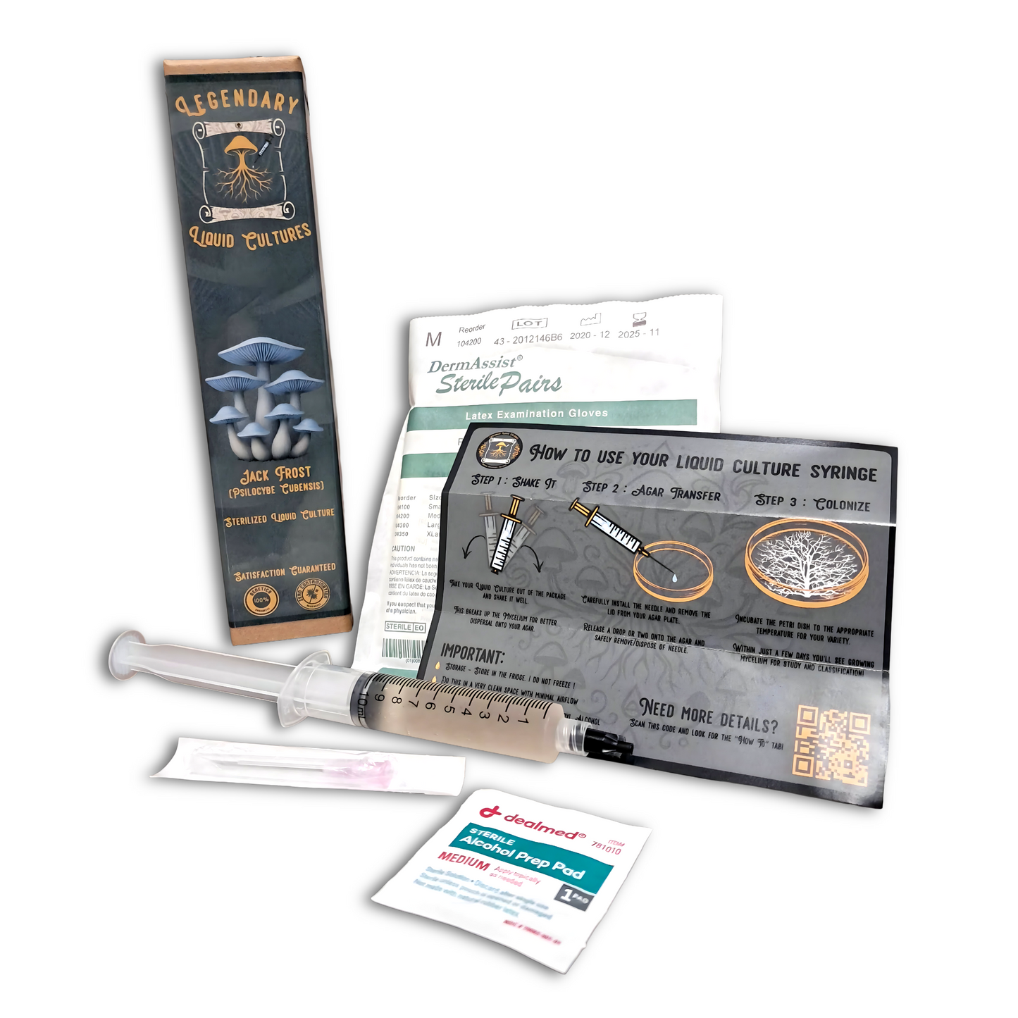 Jack Frost| 10ML Liquid Culture | Microscopy & Taxonomy